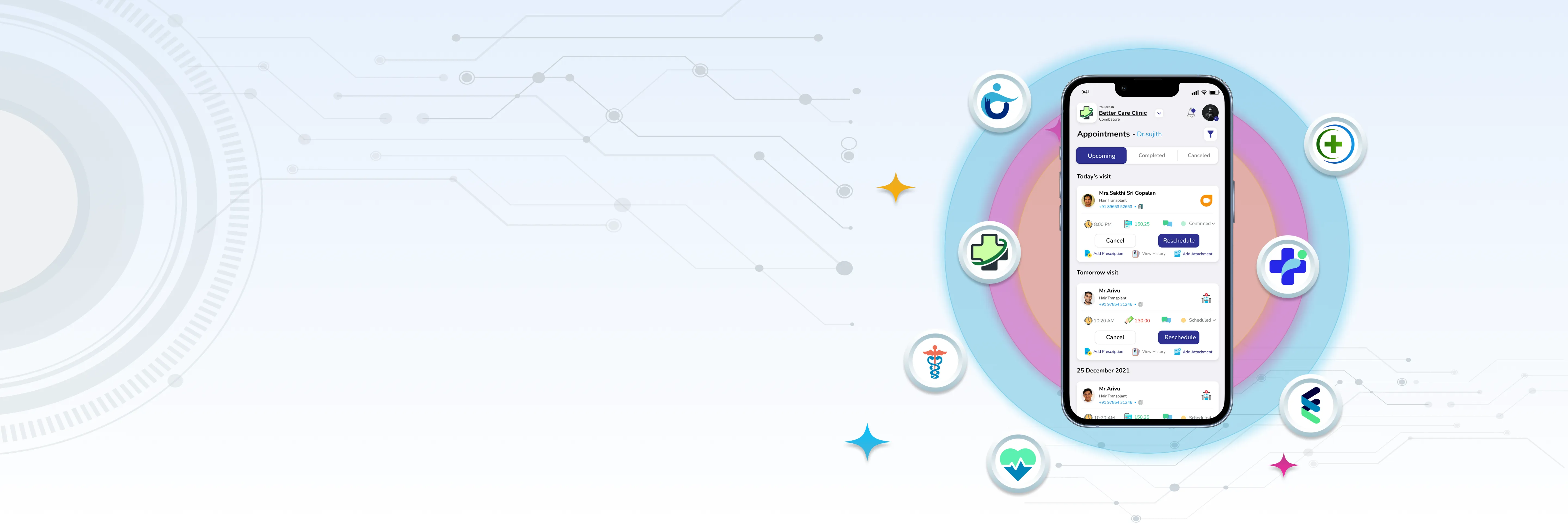 Healthcare Mobile App Slide 3